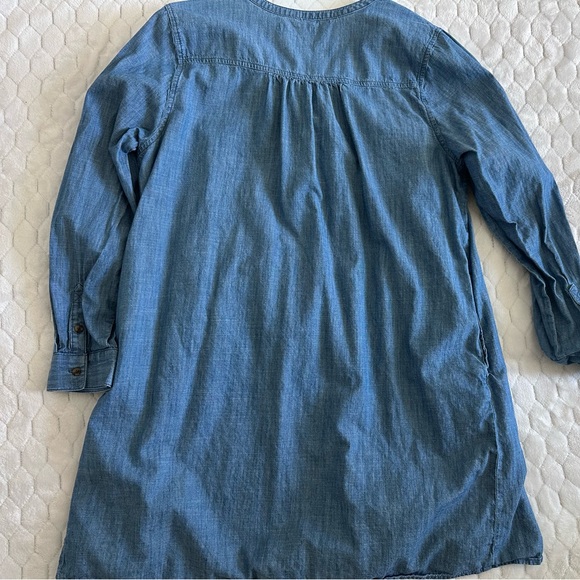 Sonoma Blue Denim Pintuck Tunic Dress - Picture 7 of 7